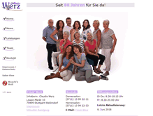 Tablet Screenshot of friseur-werz.de